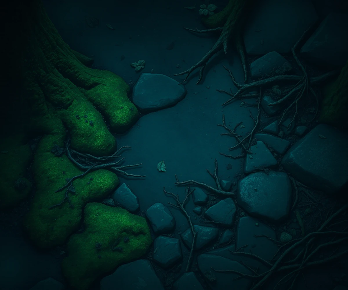 Different surfaces reacting to a footstep